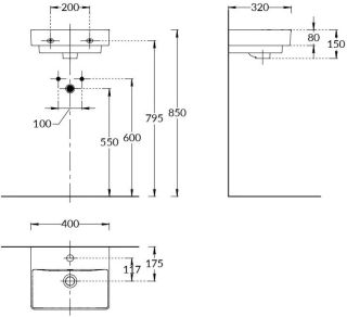 Раковина Kerama Marazzi Pro PROR.wb.40 40 см белый